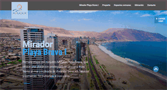 Desktop Screenshot of miradorplayabrava.cl