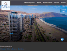Tablet Screenshot of miradorplayabrava.cl